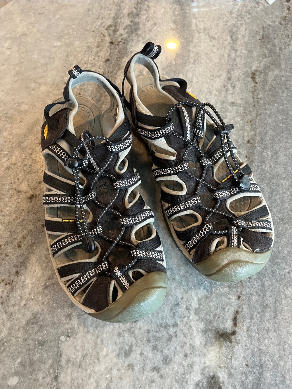 Keen Black and Tan Outdoor Sport Sandals Size 11